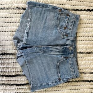 levi’s 501 button fly jean shorts